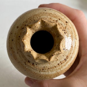 Marbled Bud Vase, Ceramic Decor, Handmade Pottery image 4