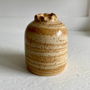 Marbled Bud Vase, Ceramic Decor, Handmade Pottery image 3