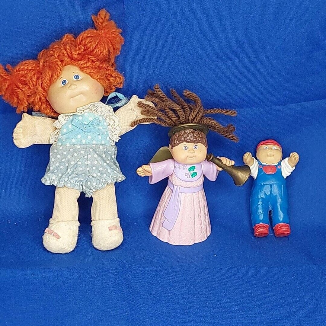 Cabbage Patch Minis 3 Miniature Cabbage Patch Toy Dolls Circa 1980's ...