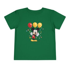 MIckey Mouse Birthday Shirt Toddler Short Sleeve Tee, DIsney Birthday Shirt, MIckey Tee