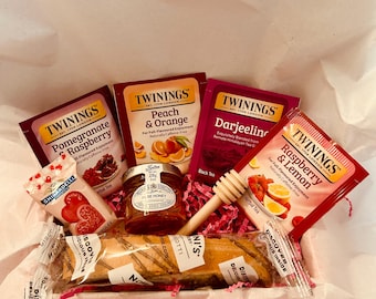 Tea Gift Set: Tea, Honey & Biscotti