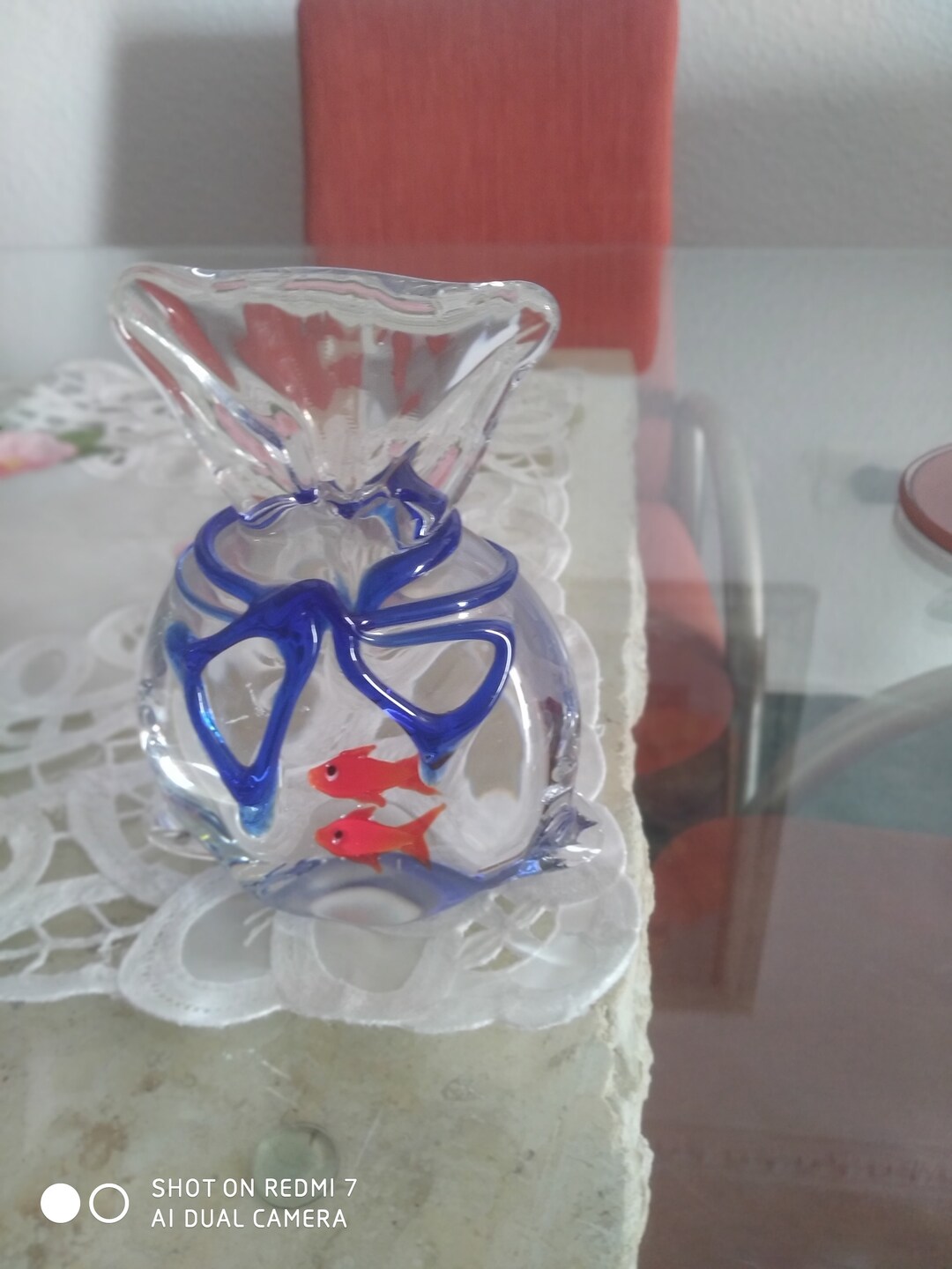 Murano Glass Fish Bowl Bag Etsy