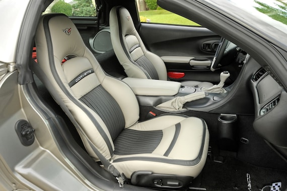 Fundas para asientos deportivos C5 1997-2004 Beige y negro