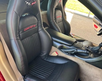 C5 Sports Seat Covers 1997-2004 | Custom Synthetic Leather Replacement Upholstery