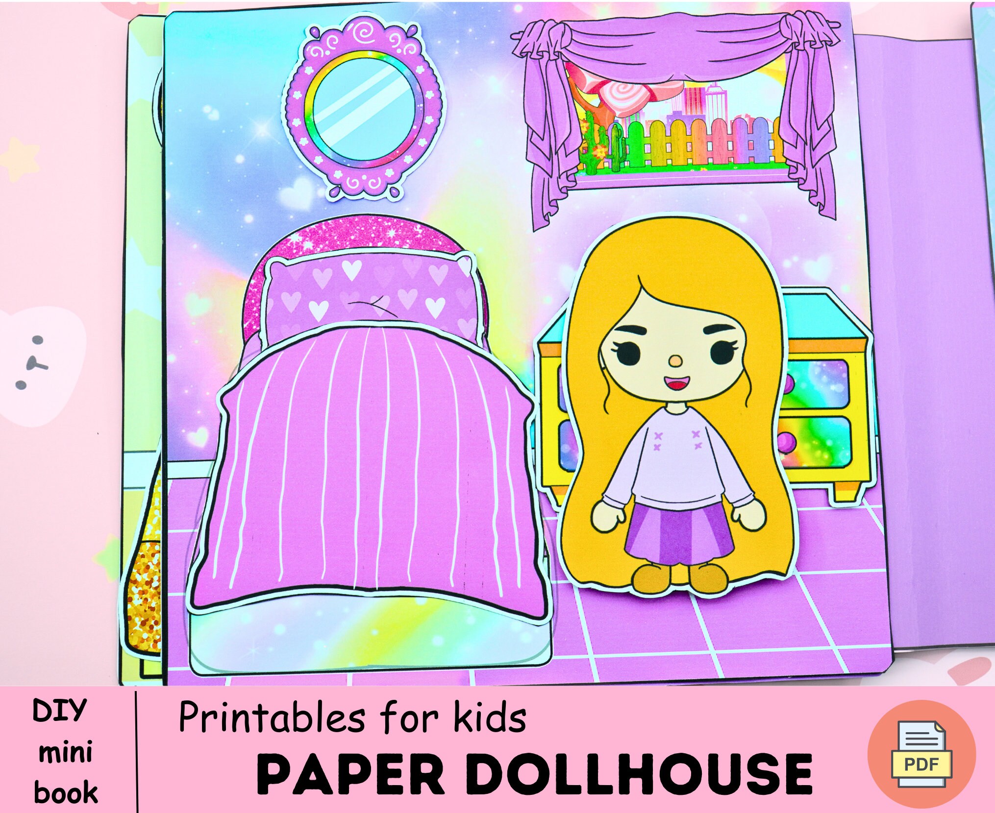 Toca Boca Princess Busy Book Toca Boca World Printables for Etsy Canada