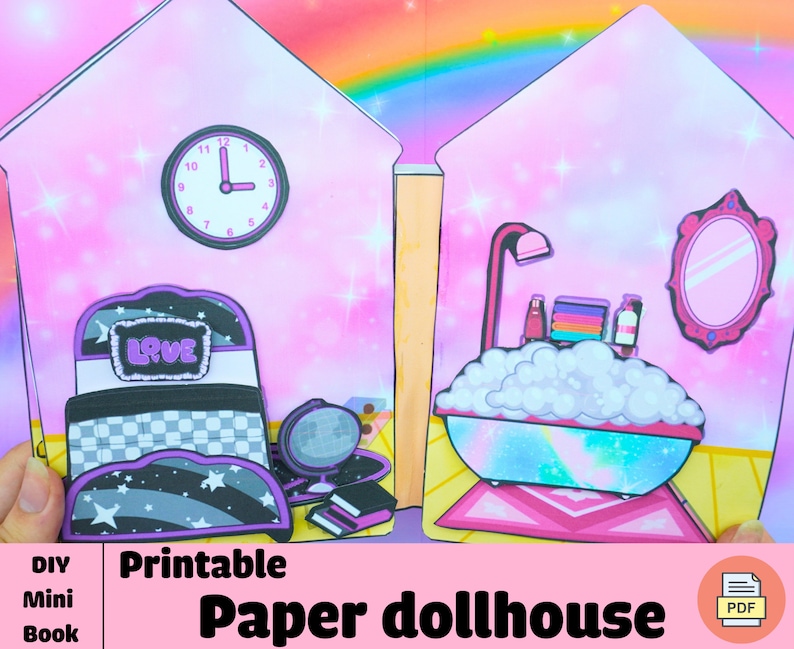 Printable Paper Doll Toca House Pretty Paper Toca Boca Doll - Etsy