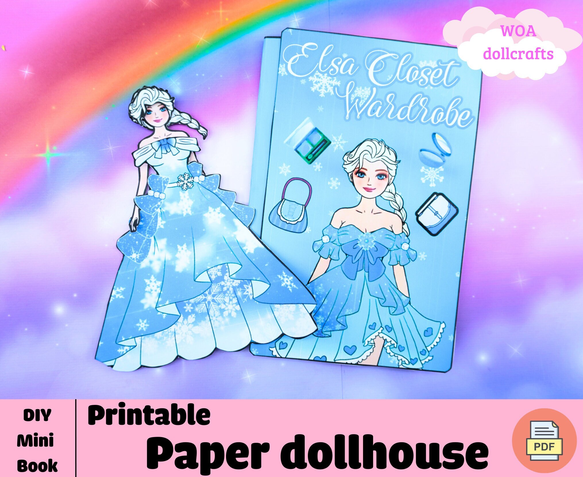 Elsa Wardrobe Busy Book Printables Summer Wardrobe Etsy