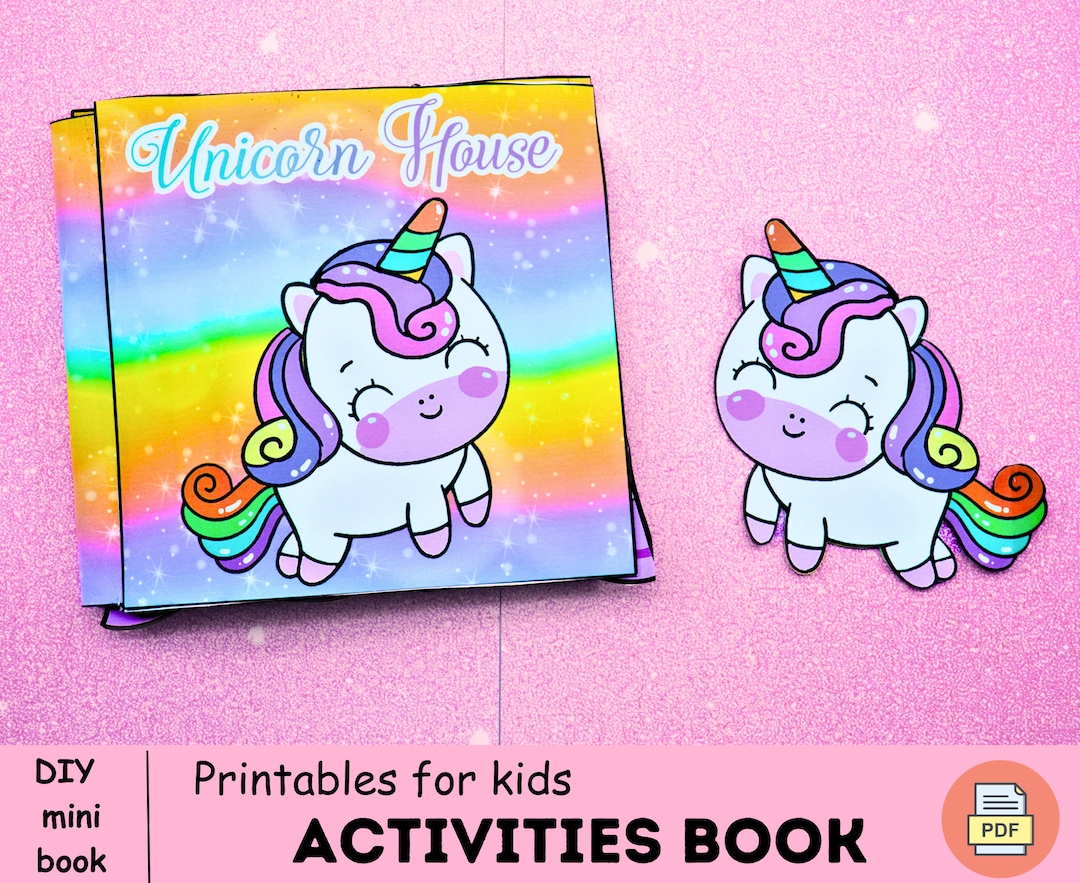 Lovely Rainbow Unicorn Apartment Rrainbow House for Unicorn Etsy