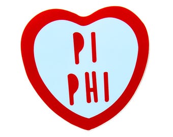 Sorority Nickname Sweet Heart Decal Sticker