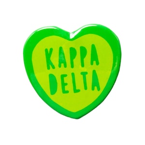 Sorority Sweet Heart Button
