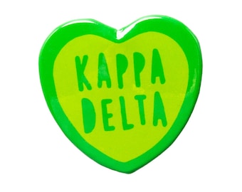 Sorority Sweet Heart Button