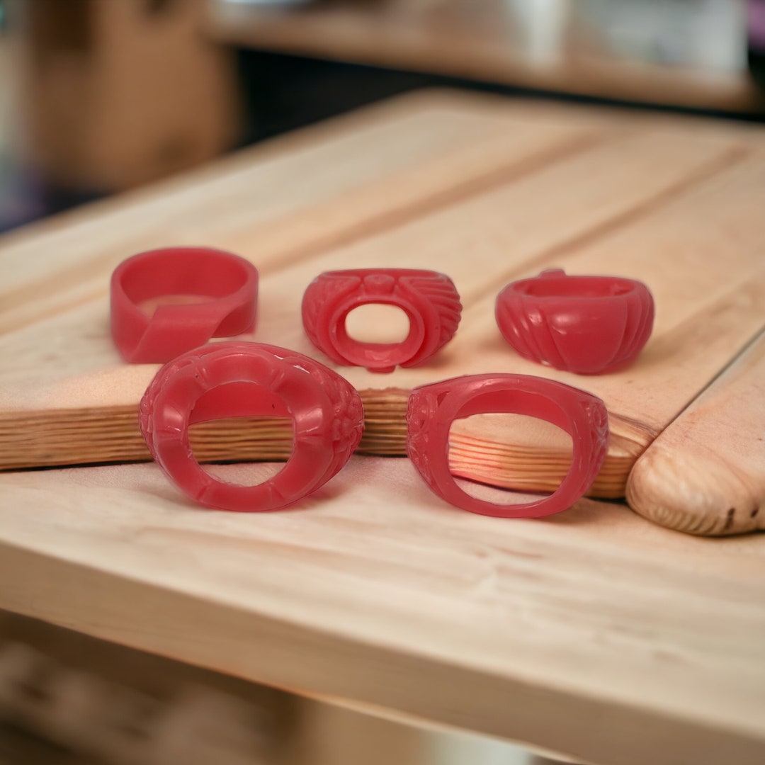 Lost Wax Ring Patterns 5 Ring Assortment Etsy