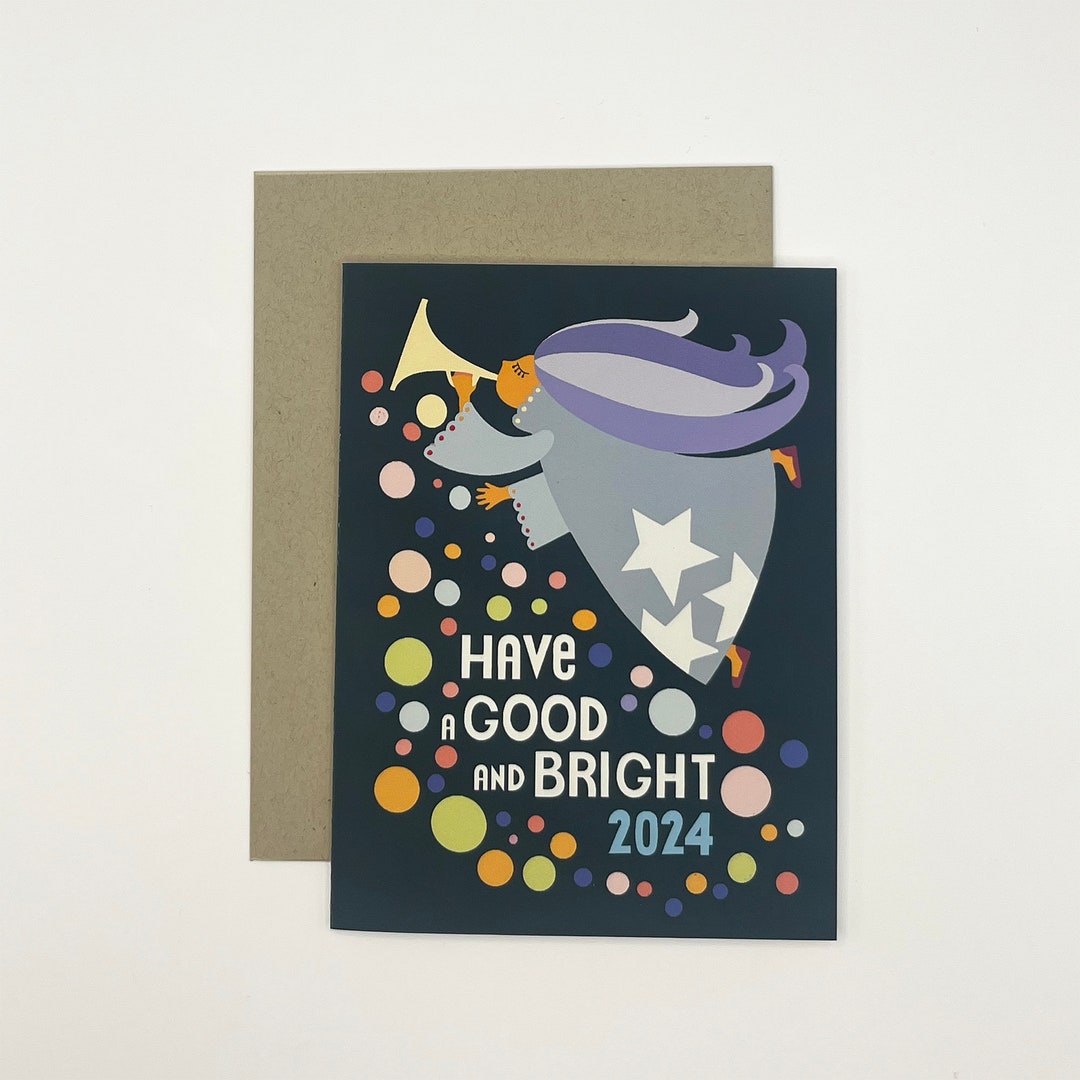Good and Bright 2024 Christmas Card Etsy