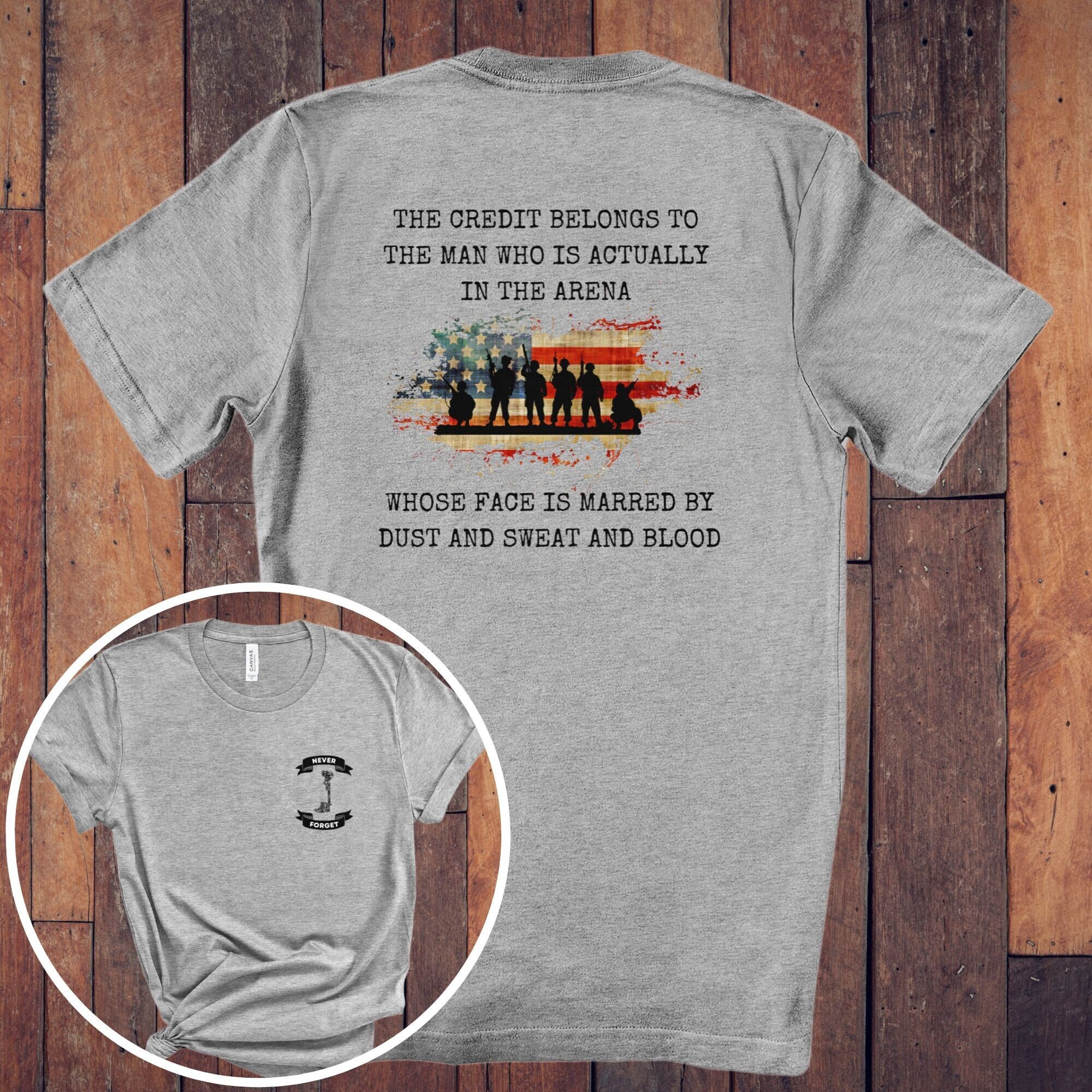 Man in Arena Shirt - Etsy