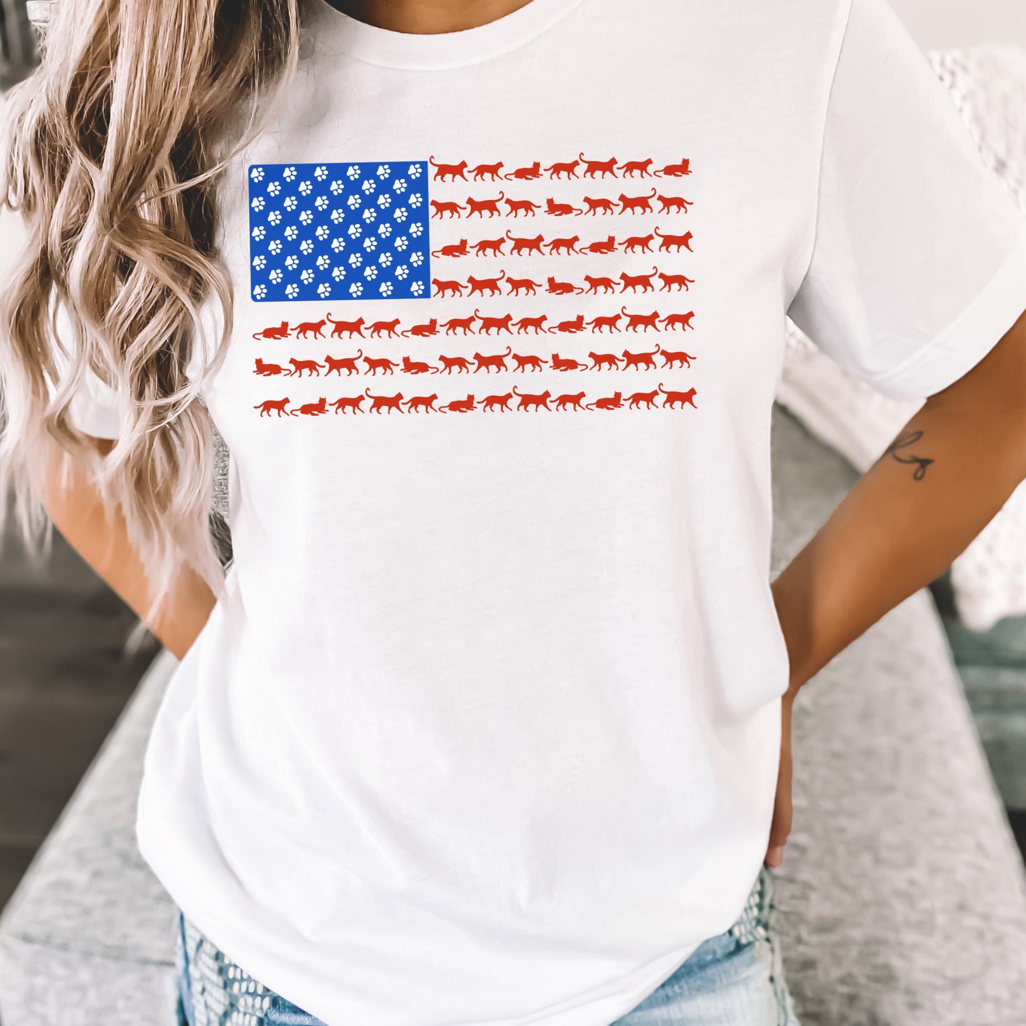 Cat flag t shirt 2025