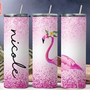 Cute flamingo tumbler- new mom gift- mom gift- gift for mom- tumbler- flamingo tumbler- flamingo gift- new mom- pink tumbler- cute tumbler