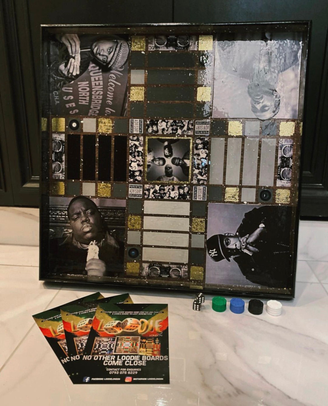 Custom Ludi Ludo Board We Are the Best Etsy