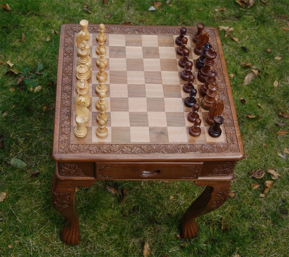 Schach - Couchtisch inkl. Wendeschach