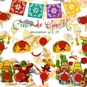 Cinco de GnoMayo Scratch-Off Challenge | Savings Tracker | Cash Envelopes | Savings Challenge