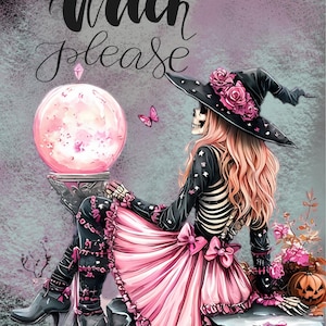 Witch Please Savings Challenge Booklet | Cash Envelopes | Savings Challenge