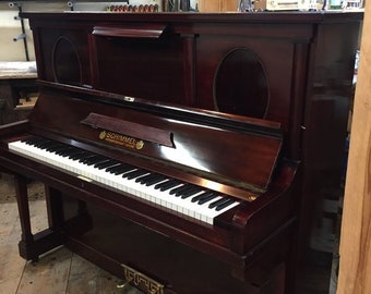 1924 - Schimmel Artcase upright piano - Internal electric light - RESTORED