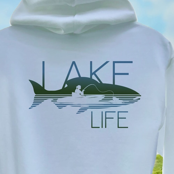 Lake life apparel, Graphic tee, short sleeve, long sleeve, sweatshirt, lake tee, women's apparel, fishing tee, unisex tee, boating apparel