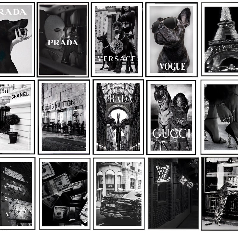 Black and White Designer Prints - Etsy