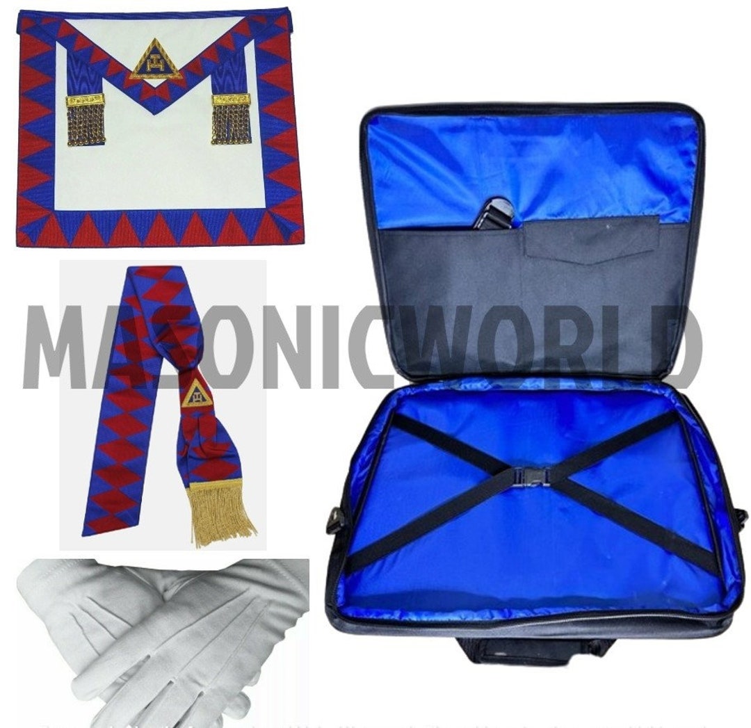 Regalia Softcase Für MM/WM Neu Qualität Freimaurer MM/WM Regalia Softcase/Schürzenhalter Freimaurer Schultertasche