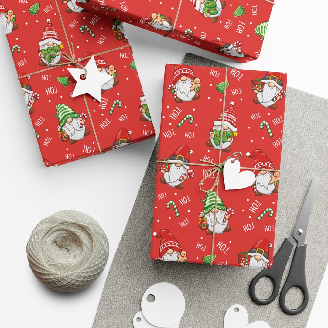 Funny Christmas Wrapping Paper Cute Holiday Gift Wrap Unique Etsy