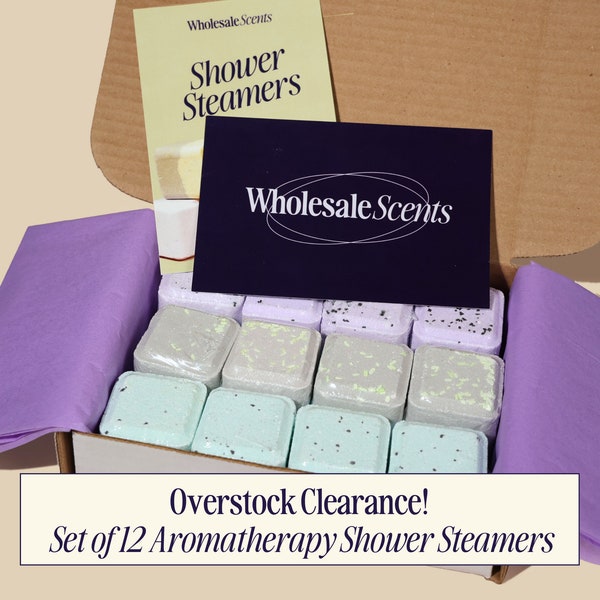 Limited Time Offer: Set of 12 Discounted Aromatherapy Shower Steamers | Overstock Clearance!