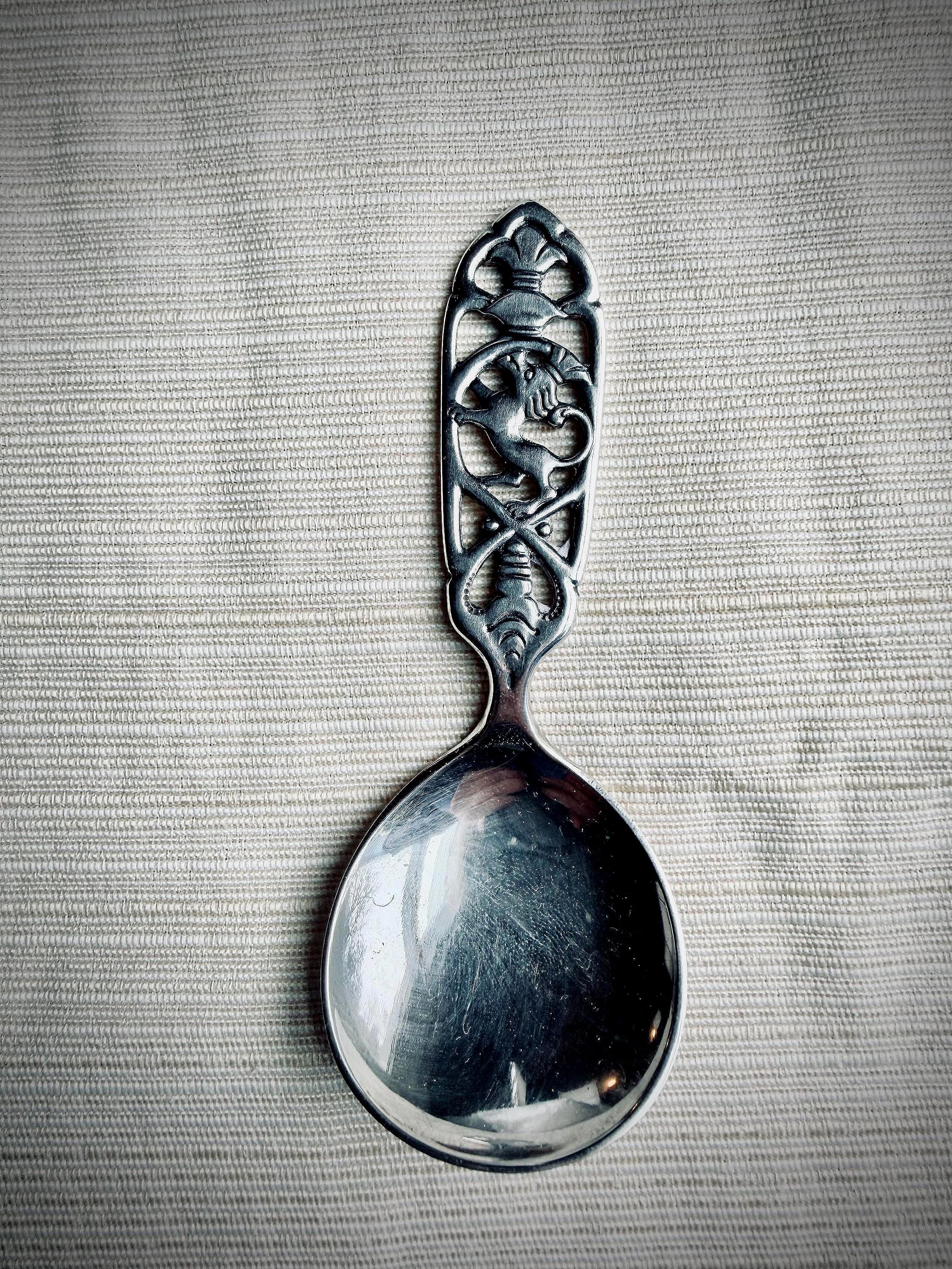 Antique Norwegian Silver Spoon - Etsy