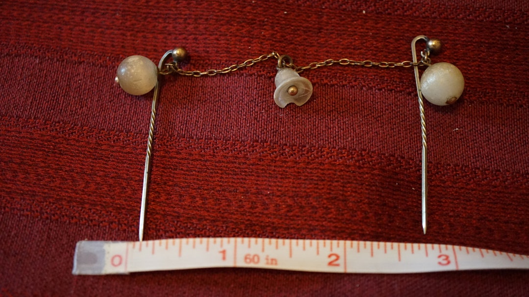 Vintage Lapel Pin With Bell Etsy