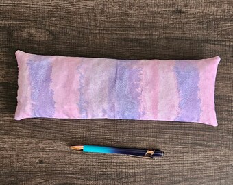 Pastel Pink and Purple  Corn Bag Hot Or Cold Pack 12in. X 4in.