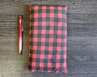 Red And Black Checkered Corn Bag Heating Or Cold Pack 9in. by 6in.