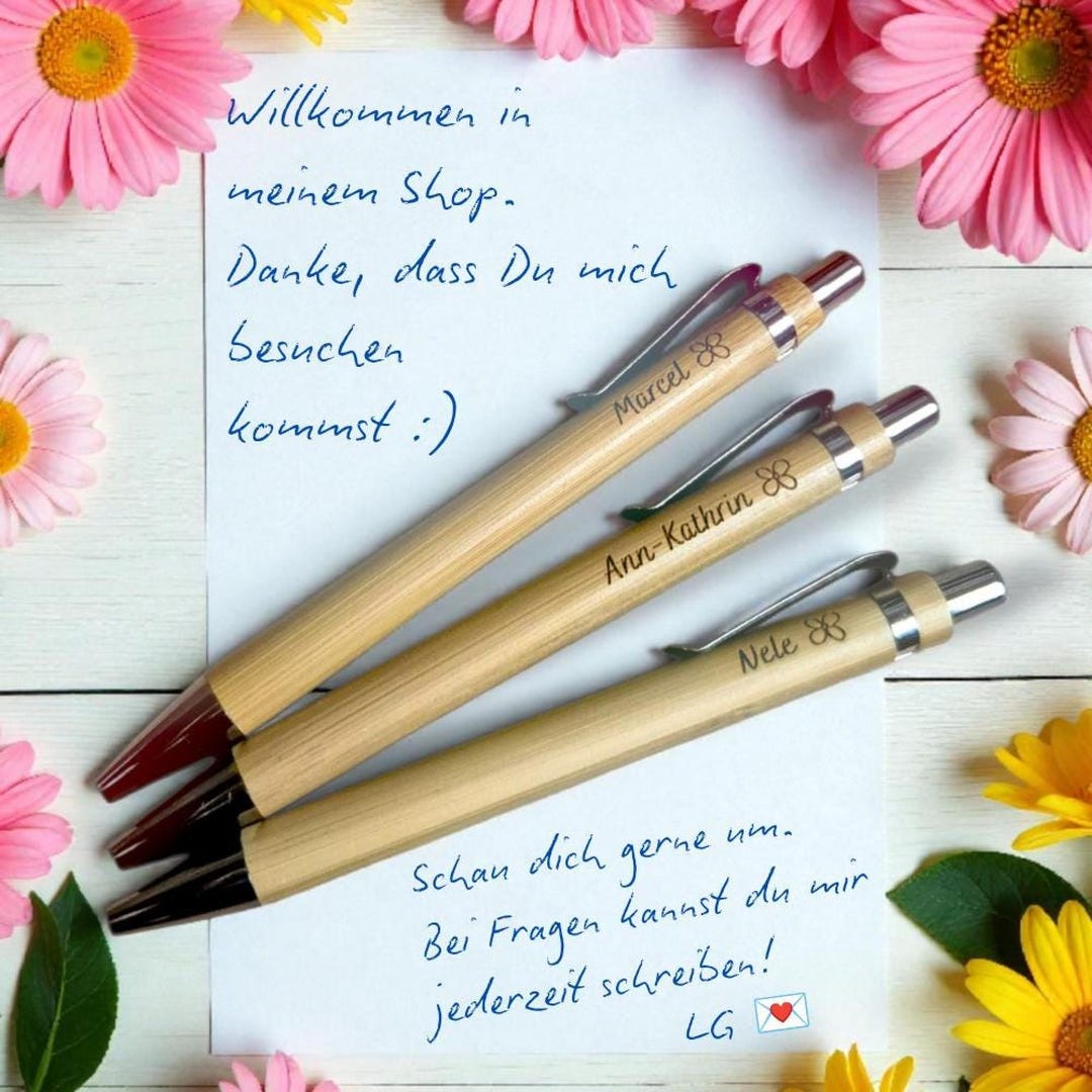 Personalized Ballpoint Pen With Name Engraving, Gift With Engraving ...