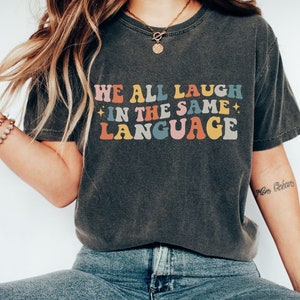 Display your passion for teaching and connecting cultures with this comfort colors ESL Teacher shirt. Also a perfect gift for teachers