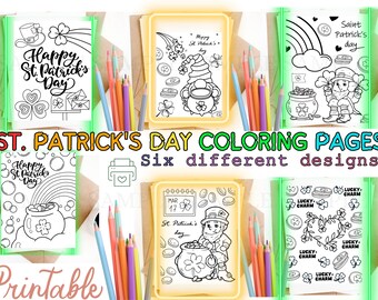 St. Patrick's Day Coloring Pages, printable St. Patrick's Day coloring pages, St. Patty's day printable activities, leprechaun coloring