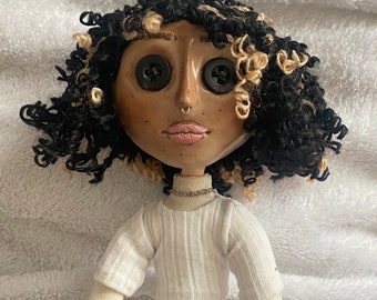 custom mini me coraline doll