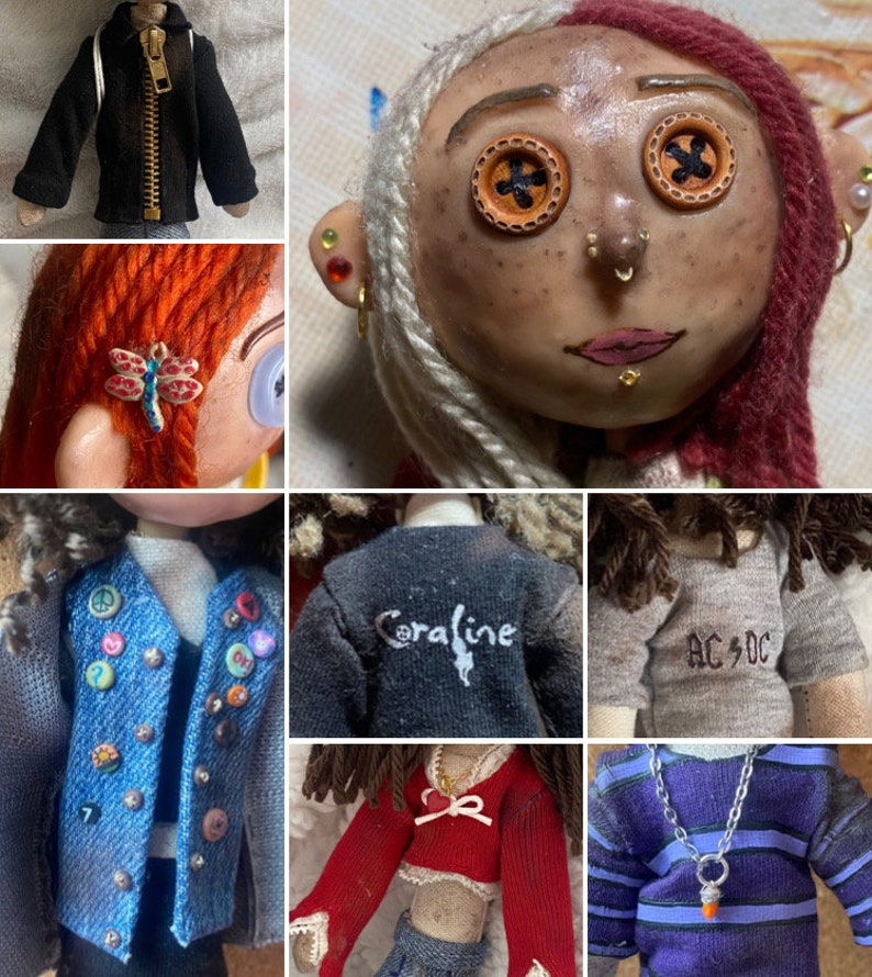 custom mini me coraline doll image 4