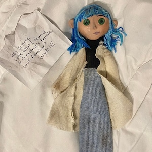 custom coraline mini me dolls (movie style)