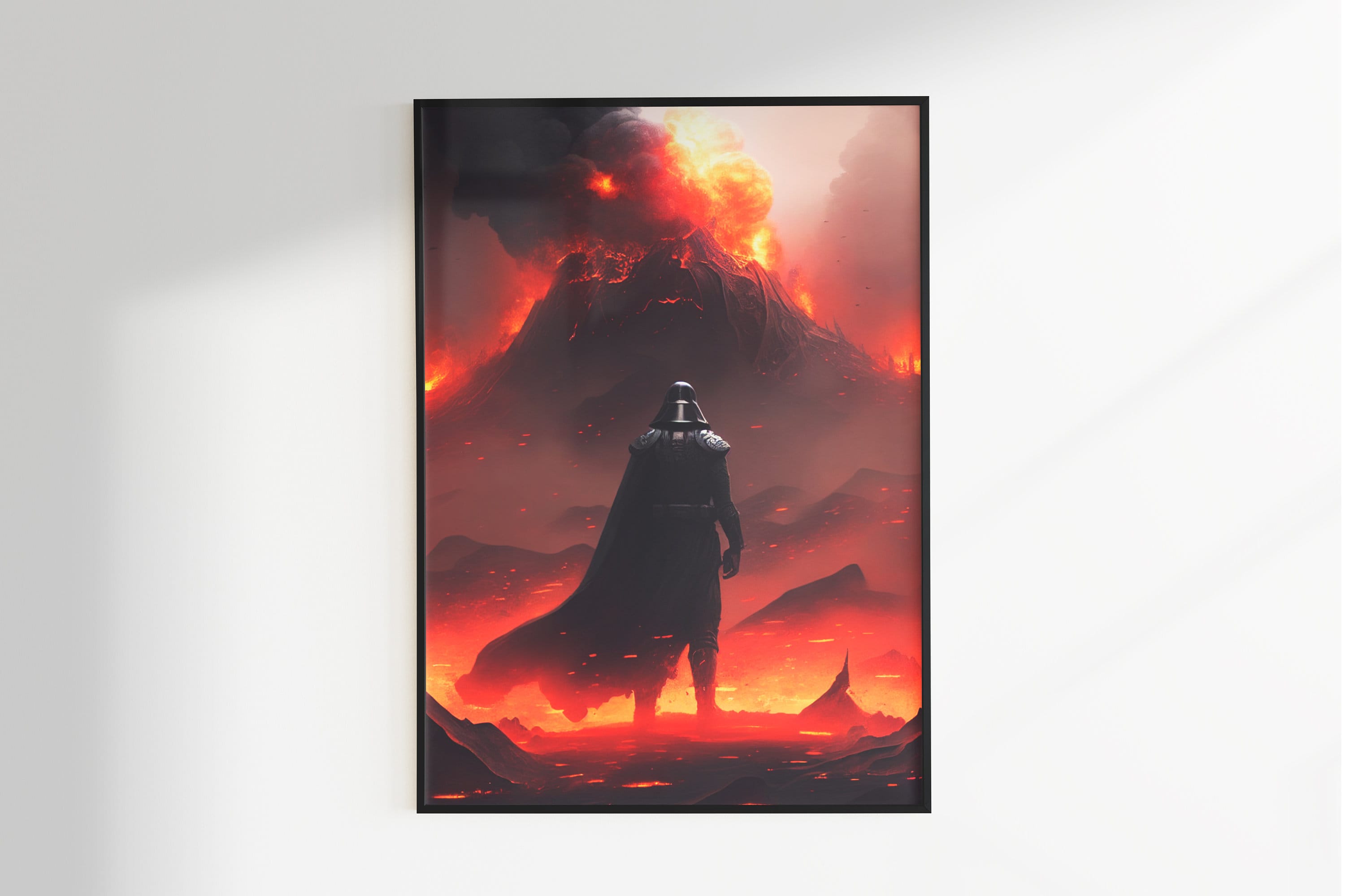 Star Wars Poster darth Vader Faces Mustafar Star Wars Prints Star Wars ...