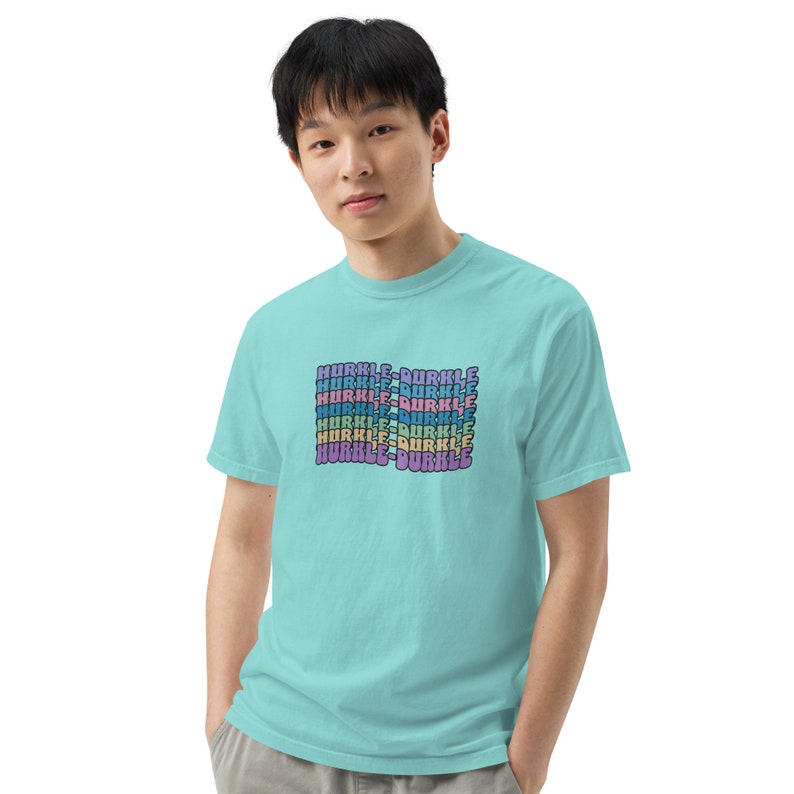 Hurkle-durkle Groovy Wavy Distressed Comfort Colors T-shirt, Scottish
