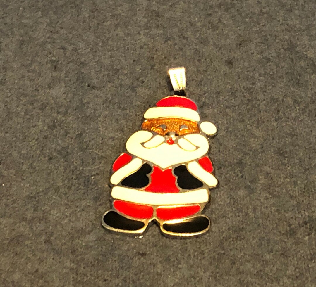 Wallace Silversmith Santa Ornament Etsy