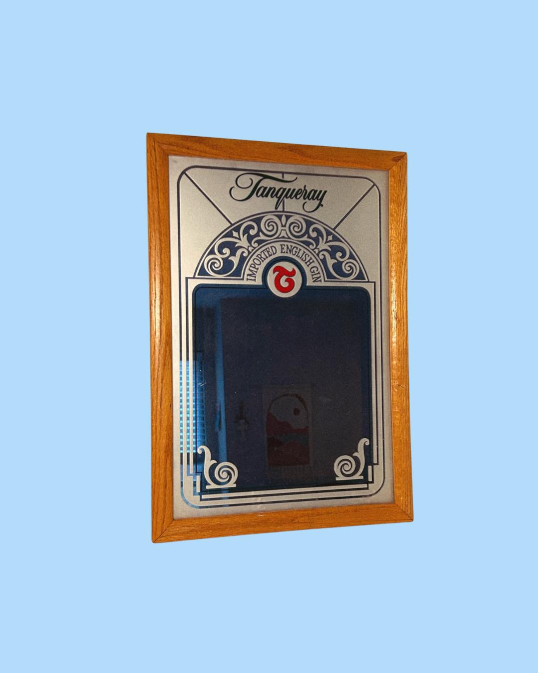 Vintage Tanqueray Gin Collectible Mirror