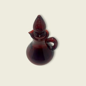 Vintage Avon 1876 Cape Cod Collection Ruby Cruet
