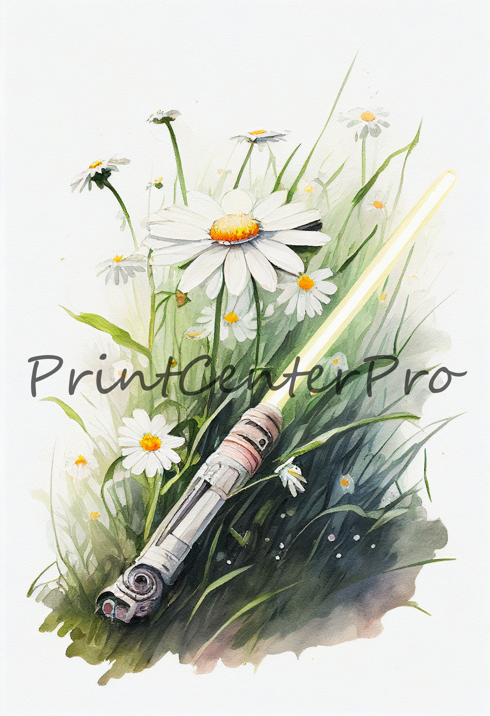 Star Wars Lightsaber Aesthetic Painting Star Wars Digital Painting