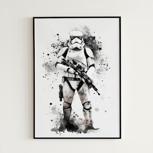 スターウォーズ ストームトルーパー 水彩画 ストームトルーパー