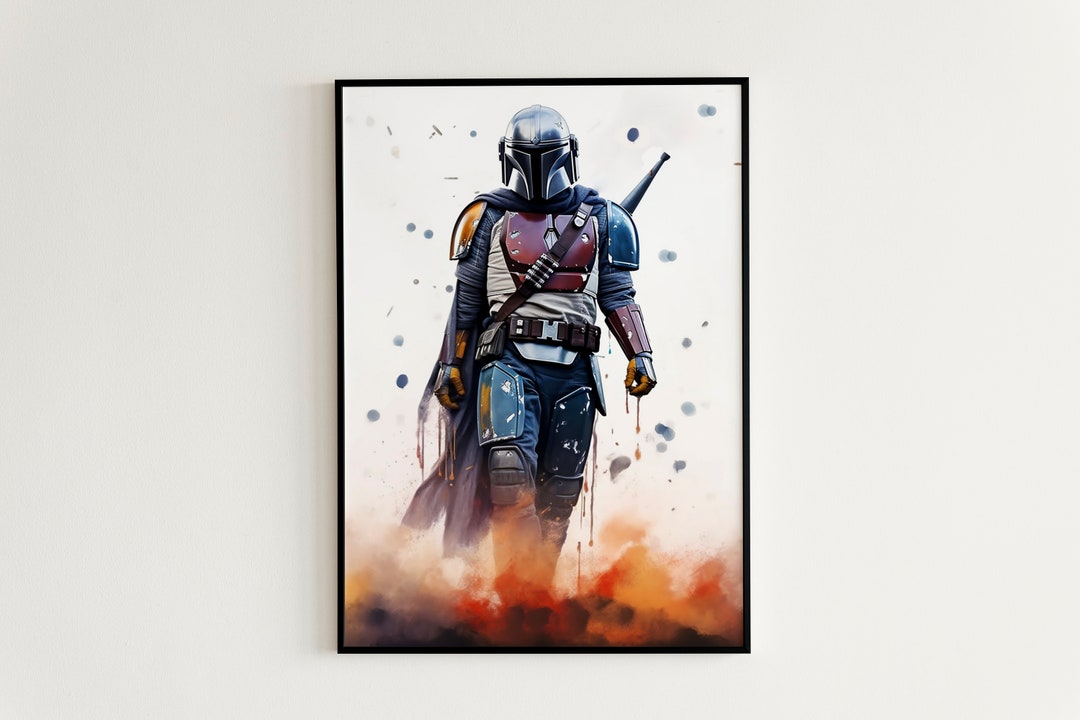 Star Wars the Mandalorian High Detail Digital Painting - the ...