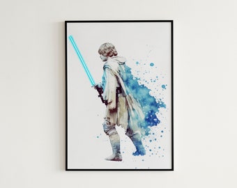 スターウォーズ ルーク スカイウォーカー アートプリント スター
