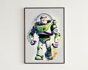Buzz Lightyear Laser Blast Poster File Toy Story Poster Png, Buzz